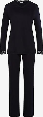 Hanro Pajama ' Moments ' in Black: front