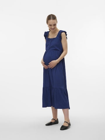 MAMALICIOUS Jurk 'Lia' in Blauw