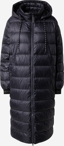 comma casual identity Winter Coat in Black: front