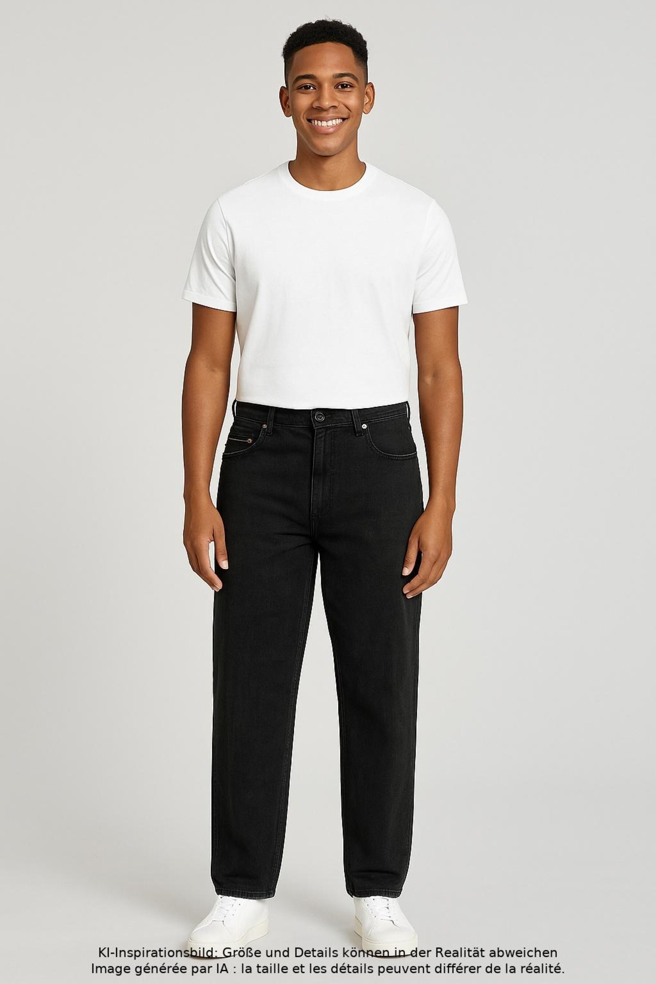 BOSS Orange Jeans 38 in Schwarz: Vorderseite