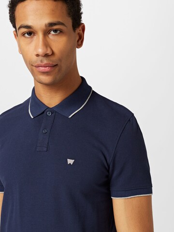 WRANGLER Poloshirt in Blau