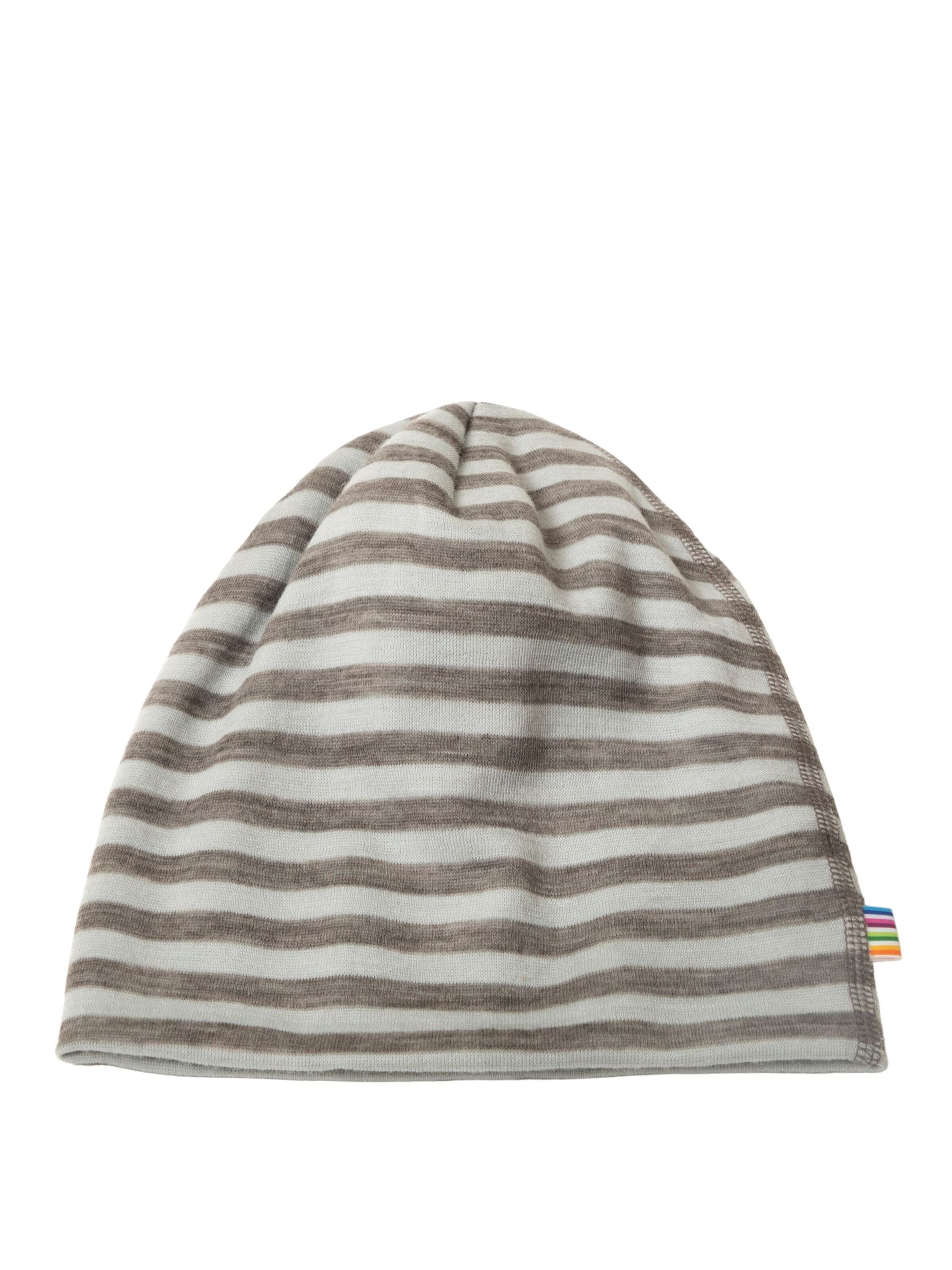 JOHA Beanie 'Beanie Merinowolle' in Green: front