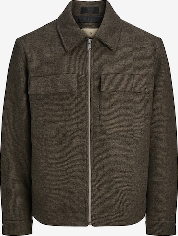 JACK & JONES - Chaqueta de entretiempo en marrón: frente