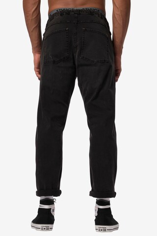 STHUGE Loosefit Jeans in Schwarz