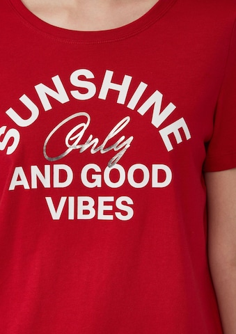 T-shirt s.Oliver en rouge
