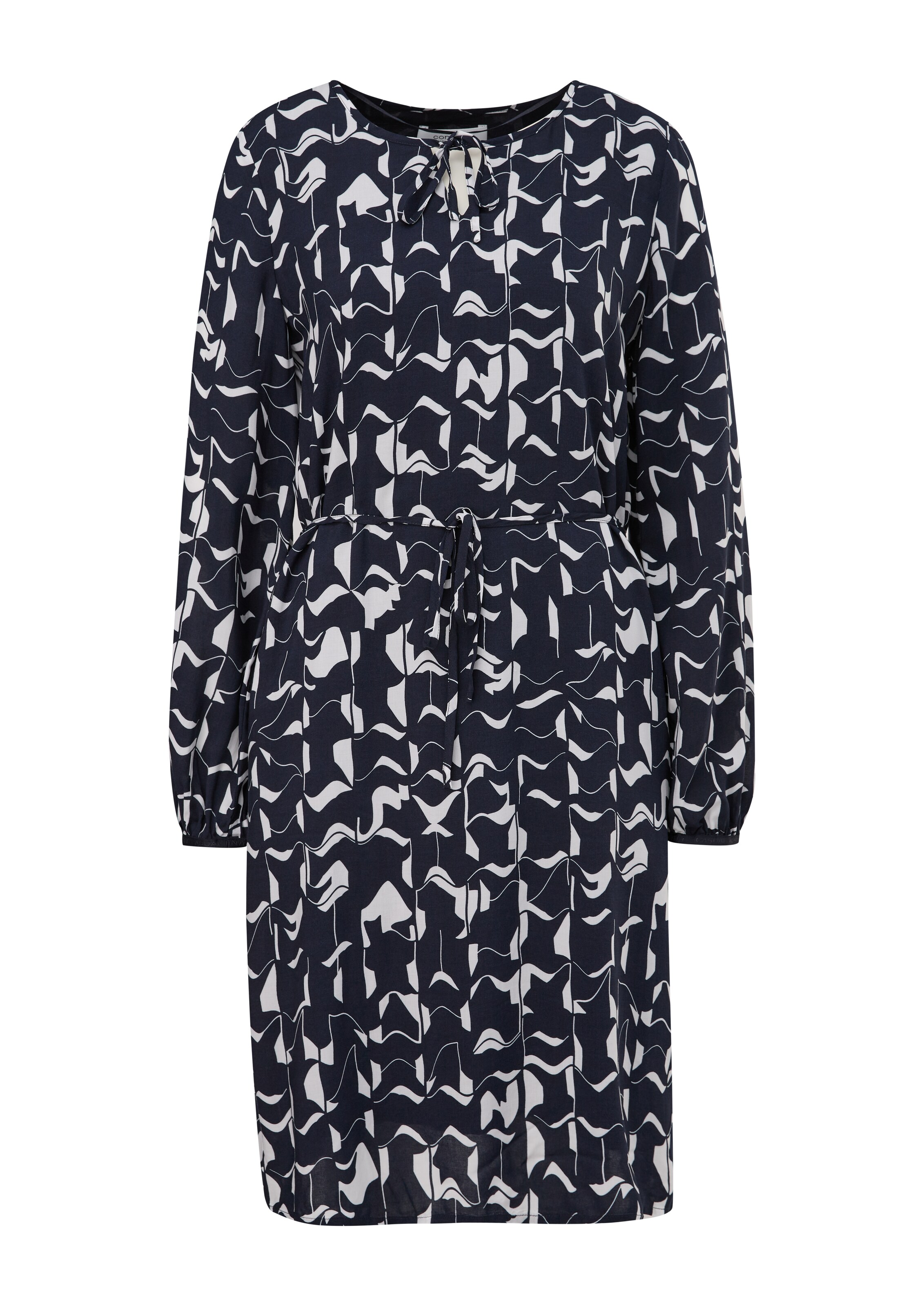 comma casual identity Kleid in Blau: Vorderseite