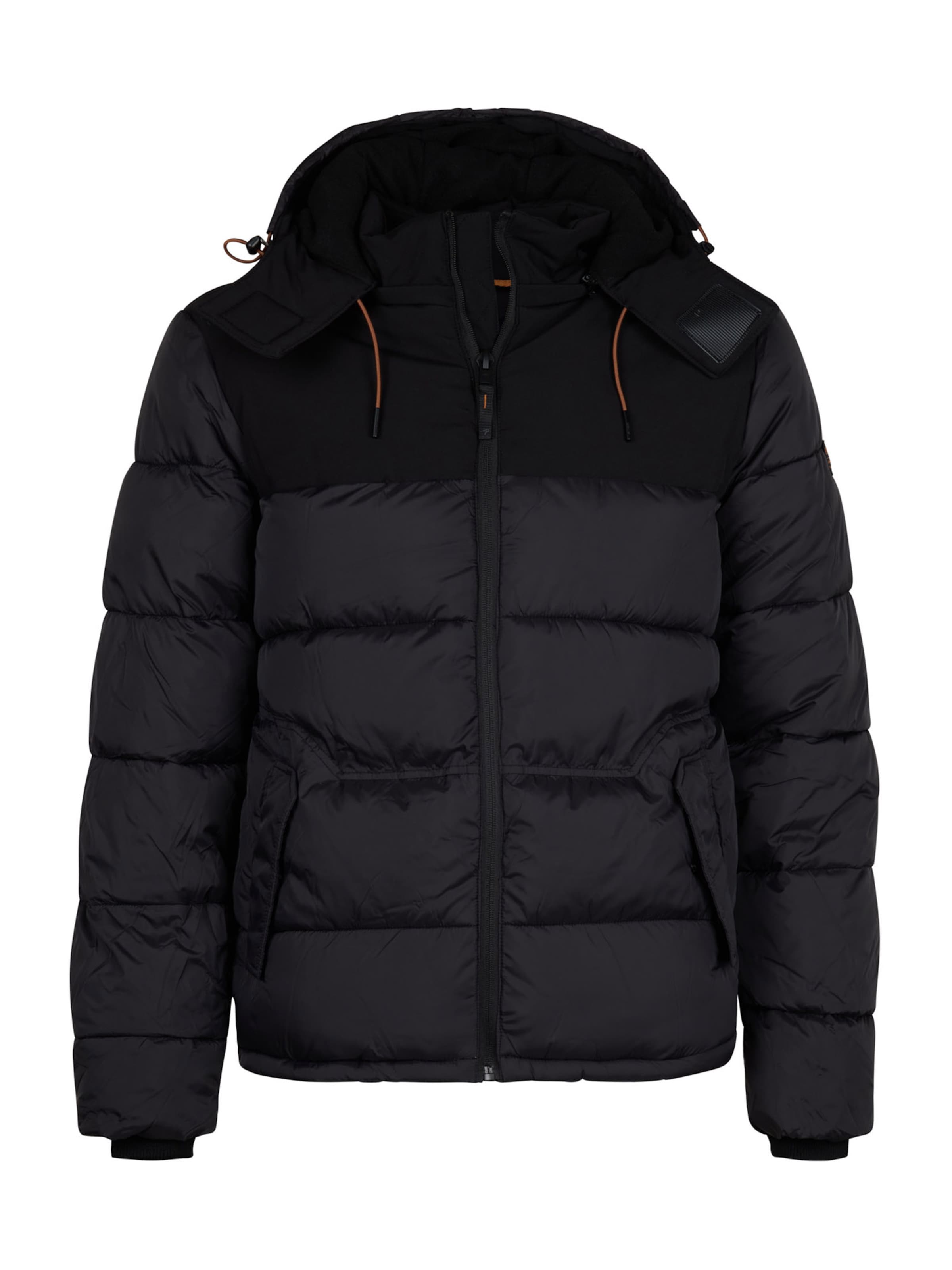 Petrol Industries Зимно яке в черно: отпред