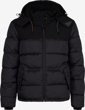 Petrol Industries - Chaqueta de invierno en negro: frente