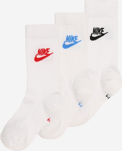 Nike Sportswear Sockor i ljusblå / röd / svart / vit, Produktvy