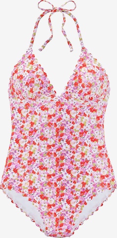 mišri LASCANA Biustjė Maudymosi kostiumėlis: priekis