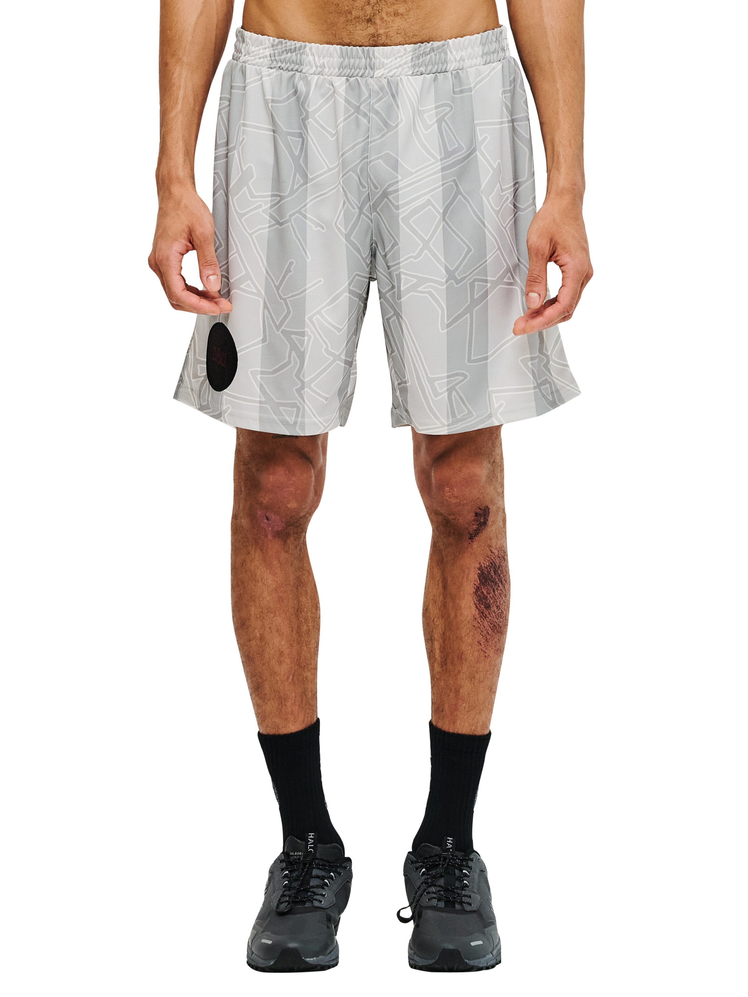 HALO Regular Sportbroek in Grijs: voorkant