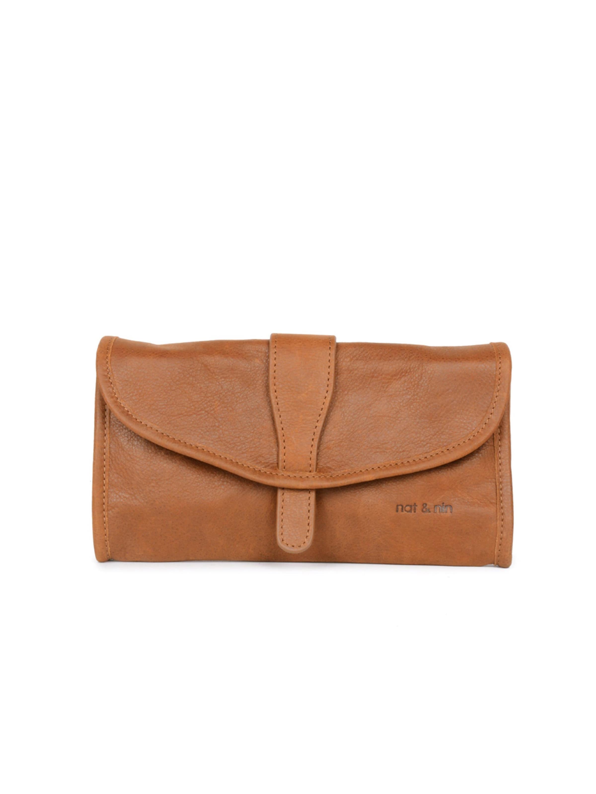 Nat&Nin Πορτοφόλι 'Patty' σε καφέ: μπροστά