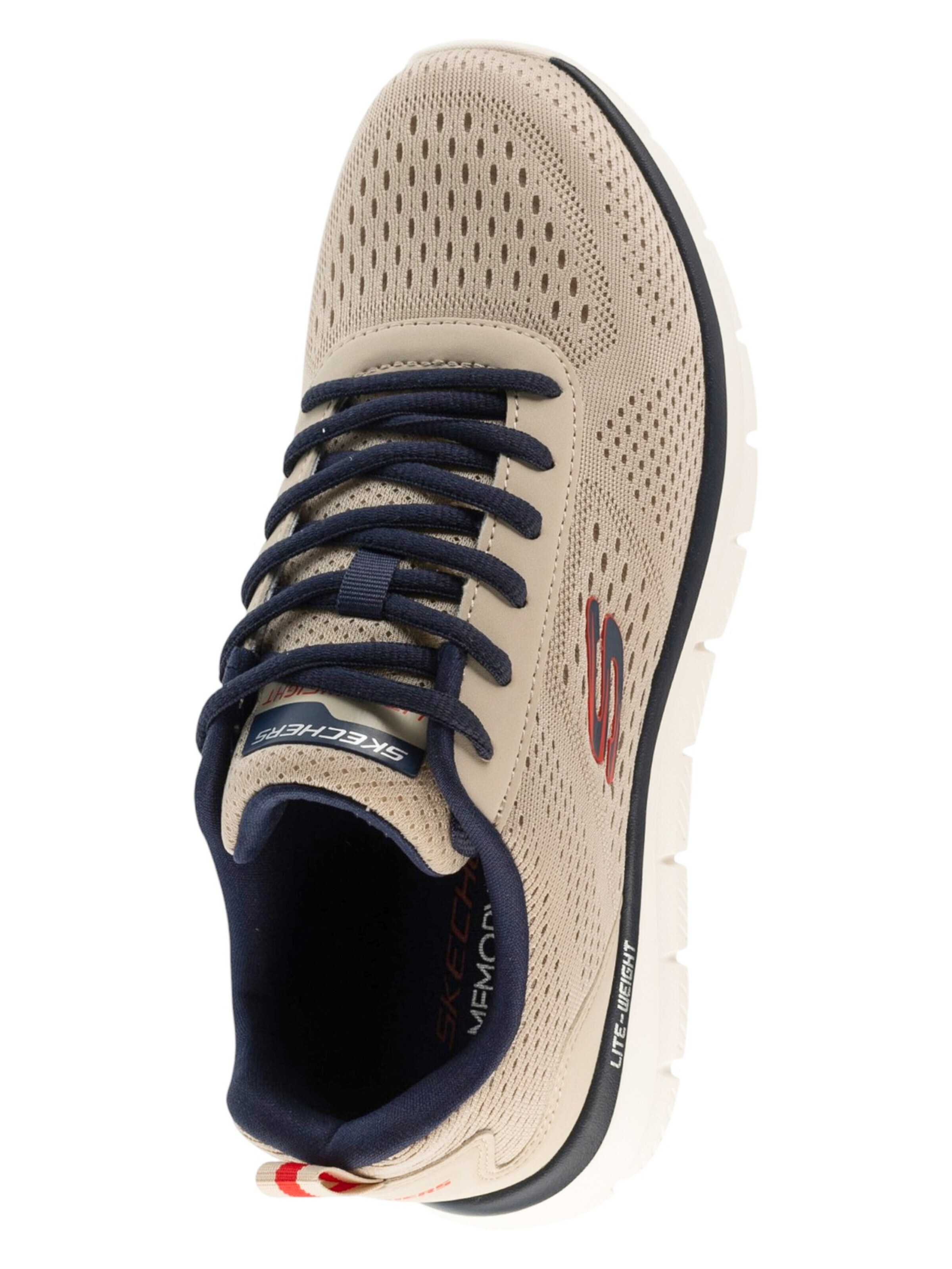 SKECHERS Sneaker low 'Skechers Track - Leshur'‌‌‌ in Beige