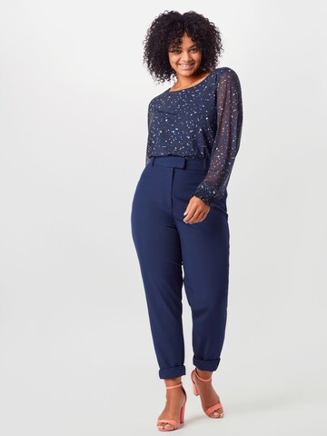 Tom Tailor Women + Bluse in Blau