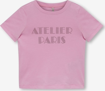 KIDS MINI GIRL T-Shirt 'MilIe' in Pink: predná strana