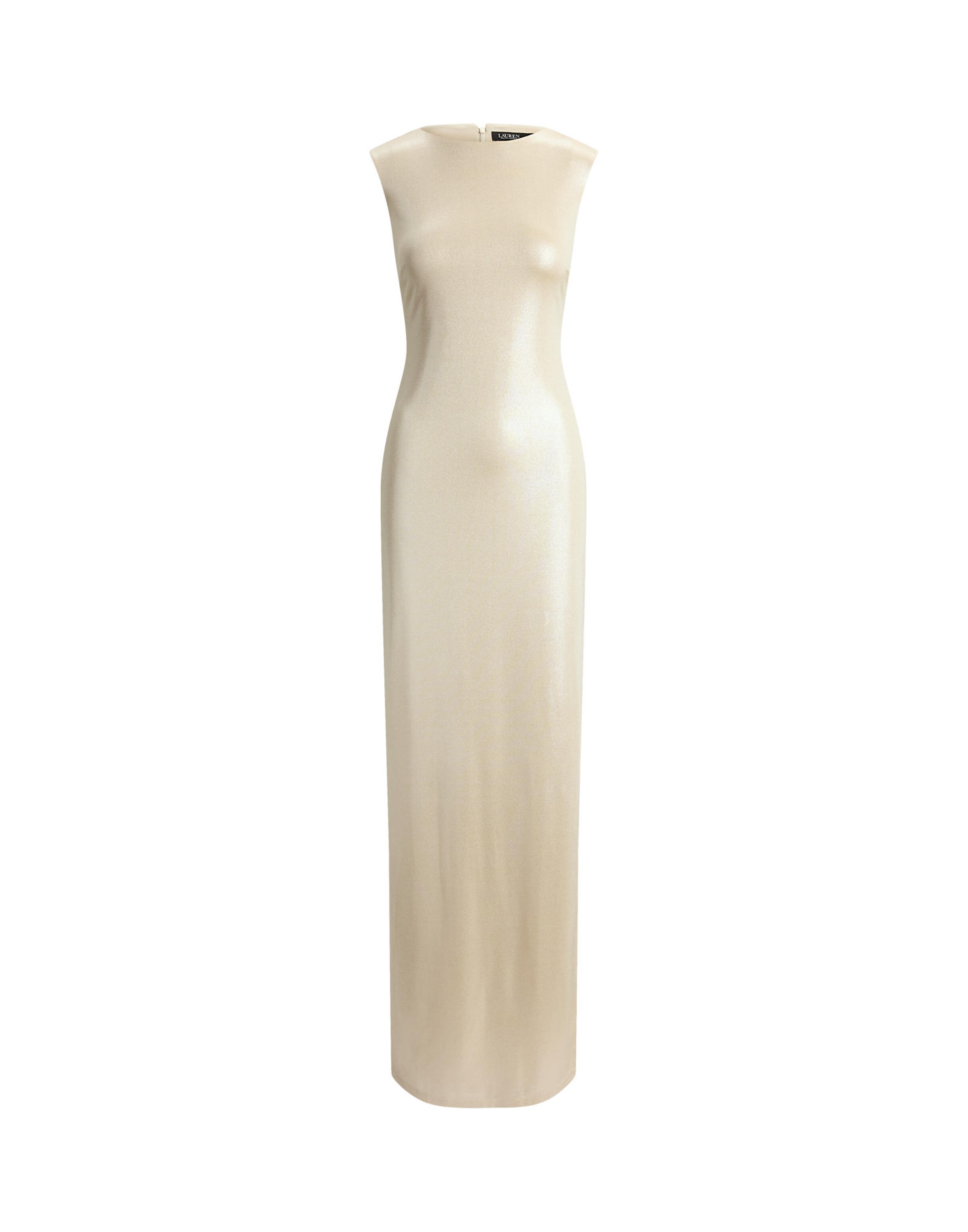 Lauren Ralph Lauren - Vestido de noche en beige: frente