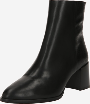 Calvin Klein - Botas de tobillo en negro: frente