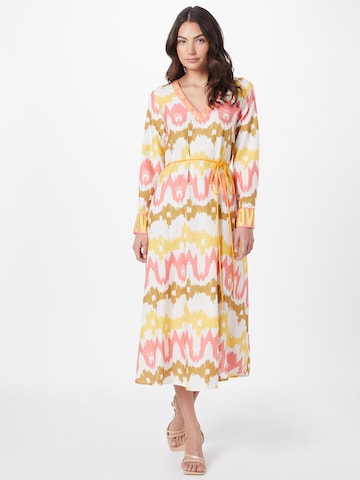DELICATELOVE Φόρεμα 'SHIRA IKAT' σε ανάμεικτα χρώματα: μπροστά