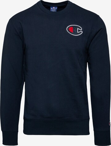 Champion Authentic Athletic Apparel Sweatshirt ' Crewneck ' in Blau: predná strana