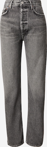 Loosefit Jean AGOLDE en gris : devant