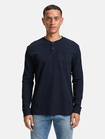 TOM TAILOR Shirt in Blue: front