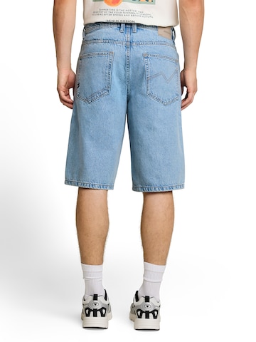 TOM TAILOR DENIM Ohlapna forma Kavbojke 'Waylen' | modra barva
