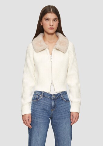Cardigan QS en beige : devant