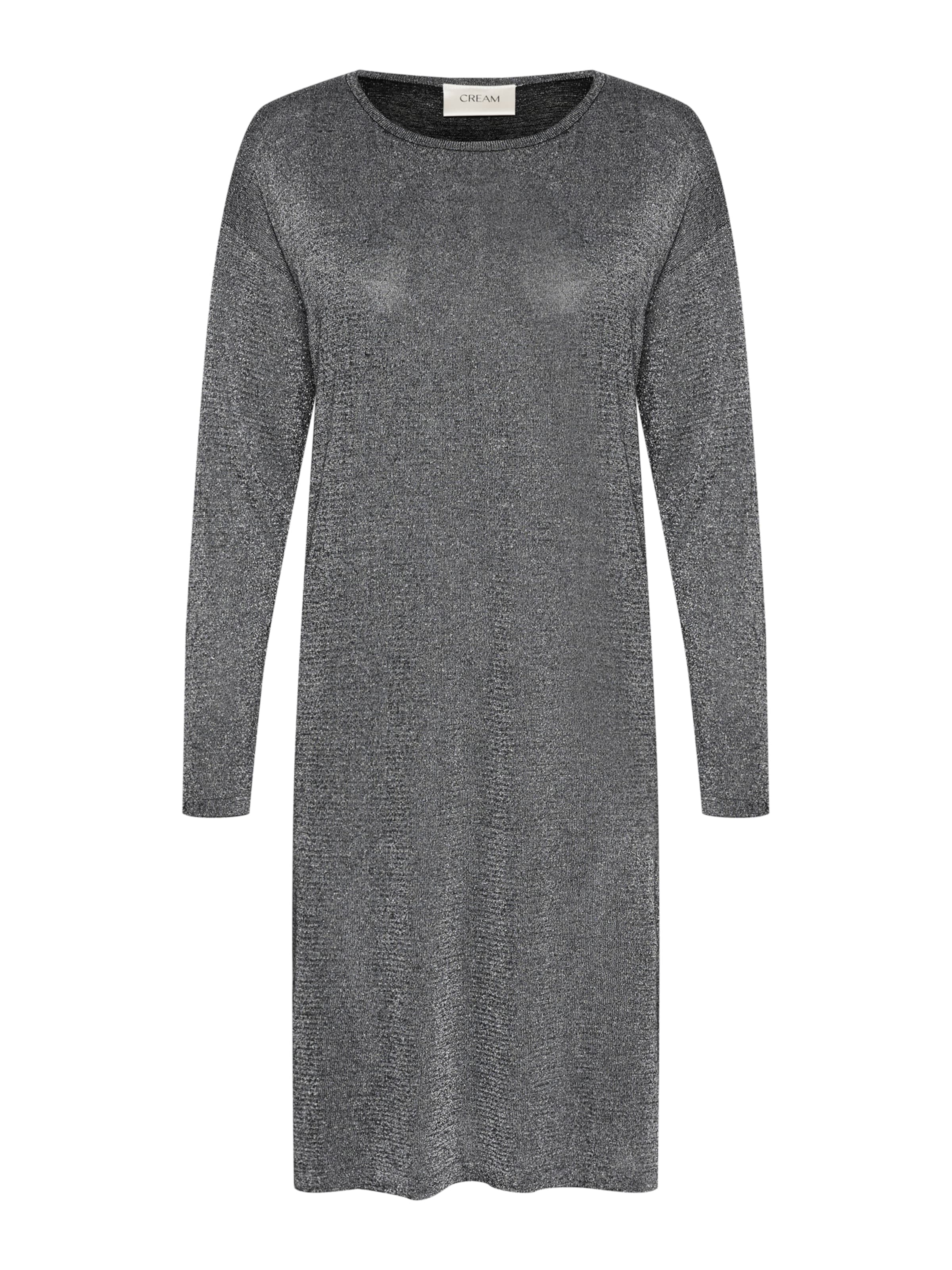 Robes en maille 'CR Jolly' Cream en noir : devant