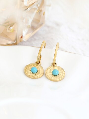 Made by Nami Ohrringe 'Medaillon'‌‌ in Gold