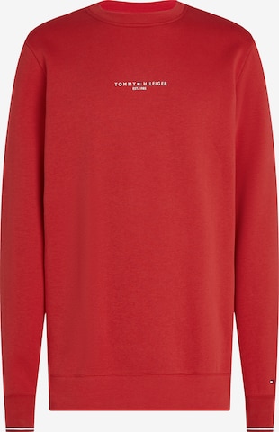 Sweat-shirt TOMMY HILFIGER en rouge : devant