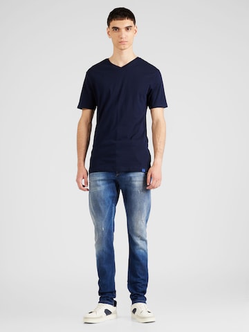 UNITED COLORS OF BENETTON Shirt in Blauw