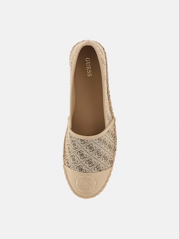 GUESS Espadryle 'Jaleel' w kolorze beżowy