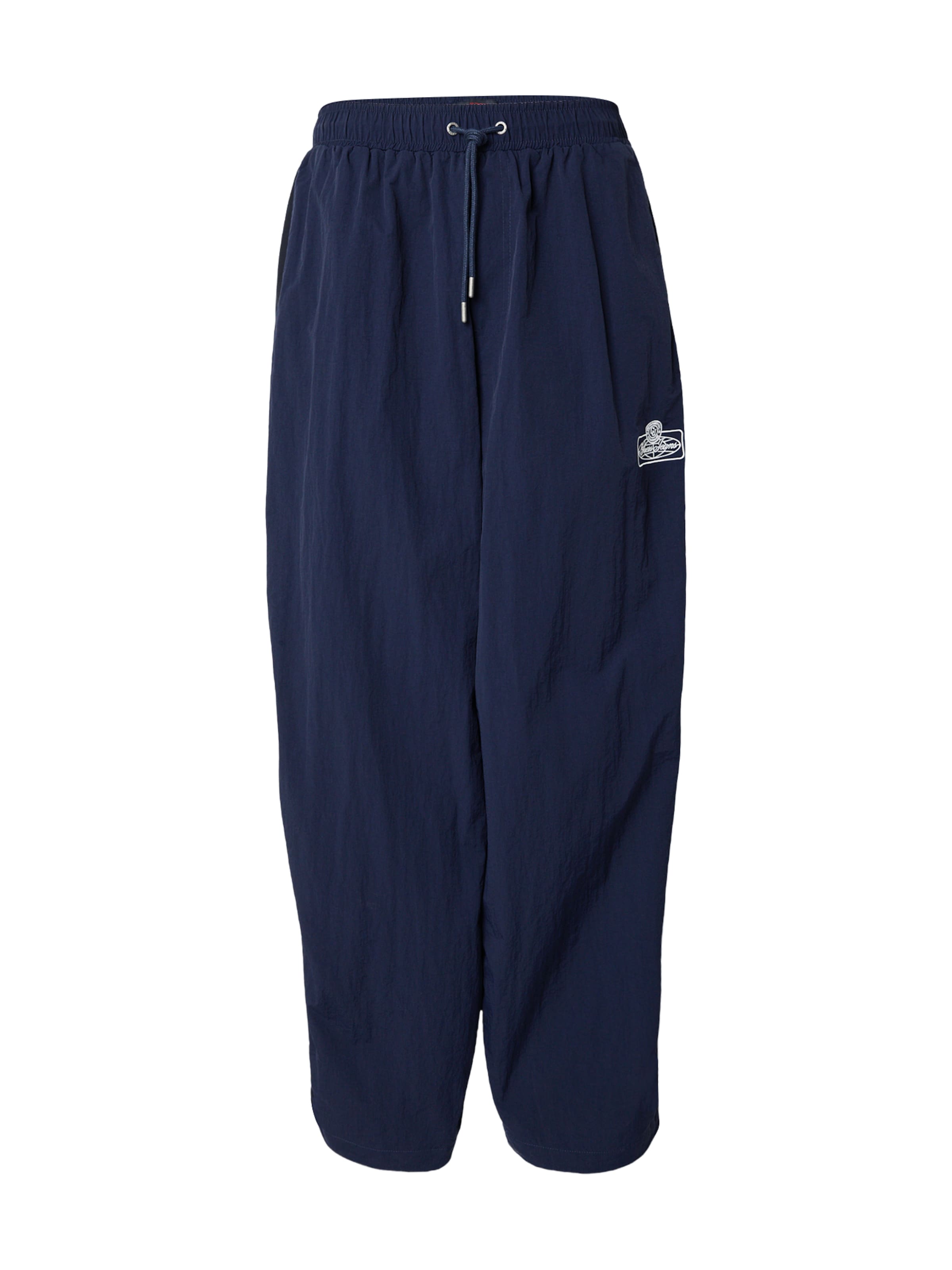 GUESS JEANS Barrel Панталон в синьо: отпред