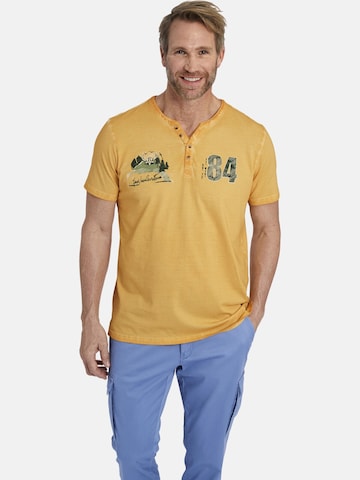 Jan Vanderstorm Shirt ' Nilmer ' in Geel: voorkant
