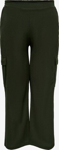 ONLY Carmakoma Regular Cargo Pants in Green: front