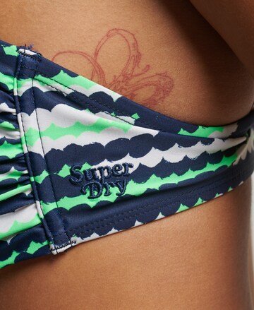 Superdry Bandeau Bikinitop in Blau