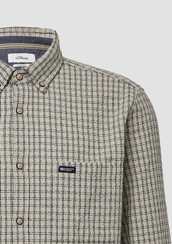 Coupe regular Chemise s.Oliver en beige