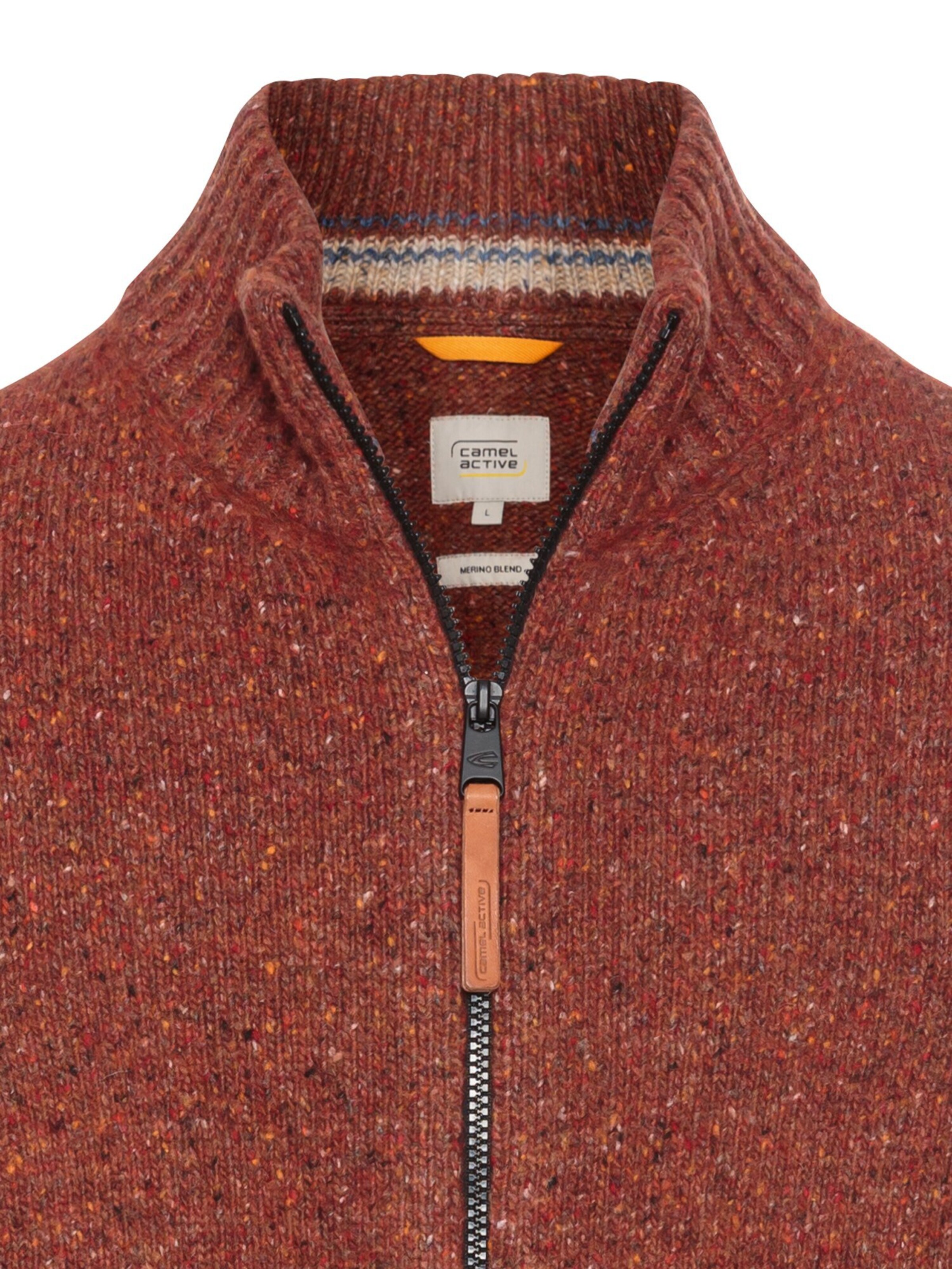 CAMEL ACTIVE Strickjacke in Rot