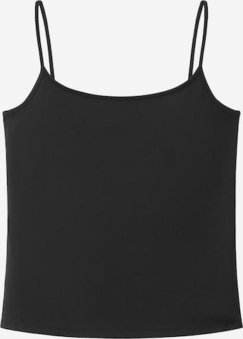 MANGO Top 'BACARI' in Zwart: voorkant
