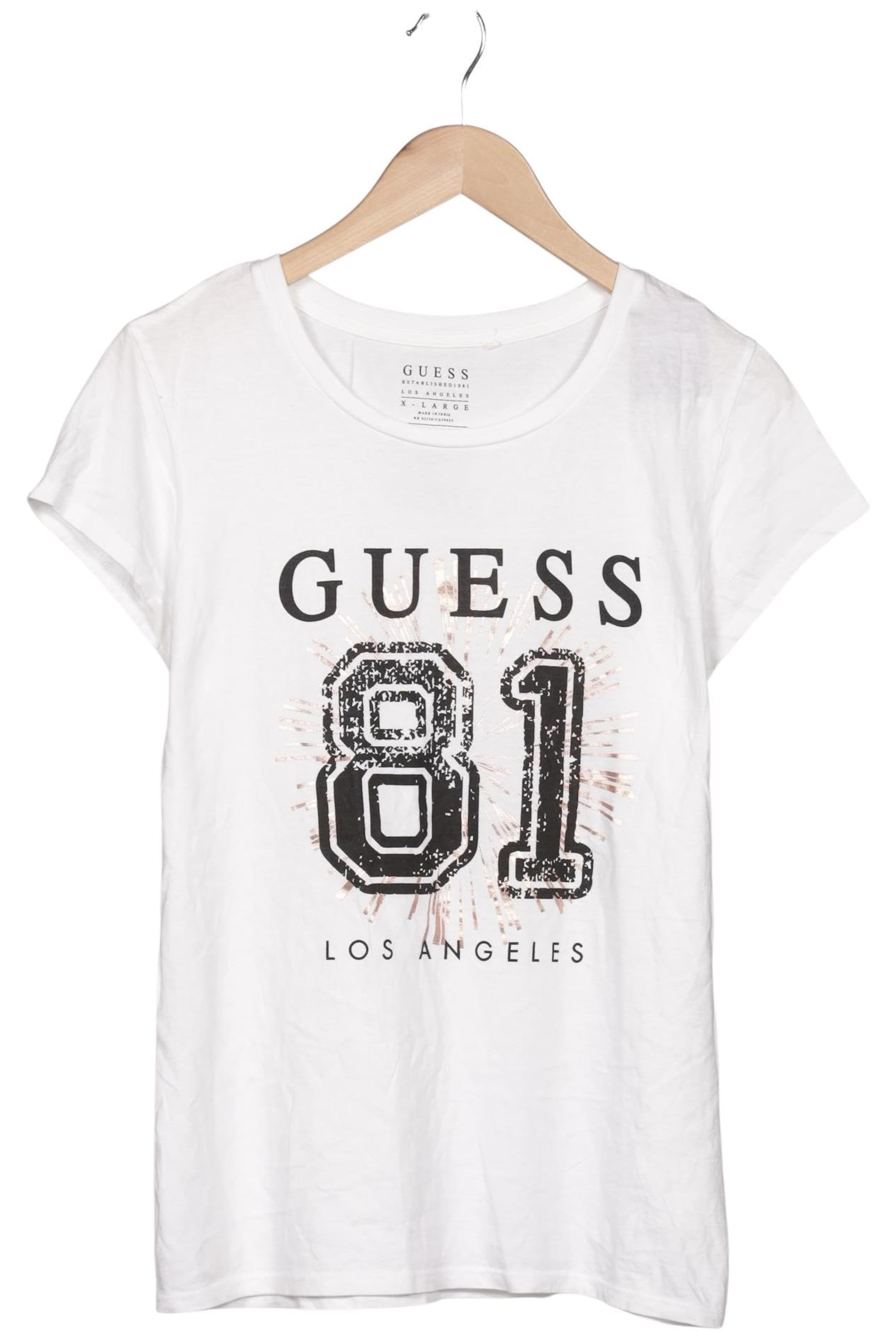 GUESS Top & Shirt in XL in White: front