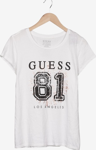 GUESS T-Shirt XL in Weiß: Vorderseite