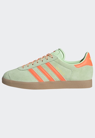 ADIDAS ORIGINALS Sneakers 'Gazelle' in Pastel green / Orange, Item view