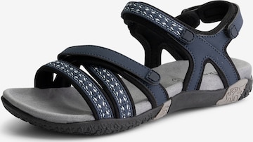 Travelin Sandals in Blue: front