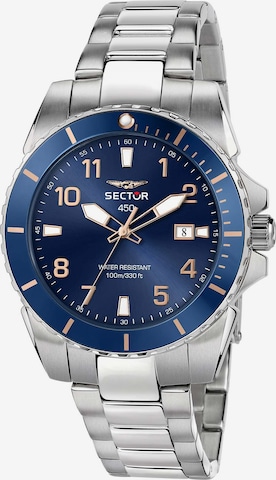 SECTOR Analog watch in Silver: front