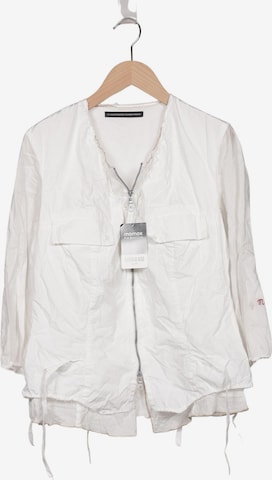 Marithé + François Girbaud Jacke M in Weiß: Vorderseite