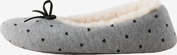 Next - Zapatillas de casa en gris: frente