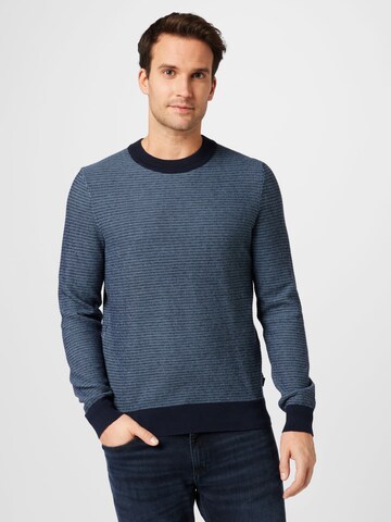 BOSS Sweater 'Avobano' in Blue: front