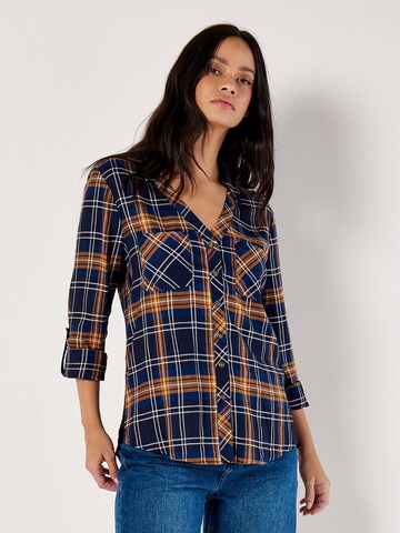 Apricot Bluse in Blau