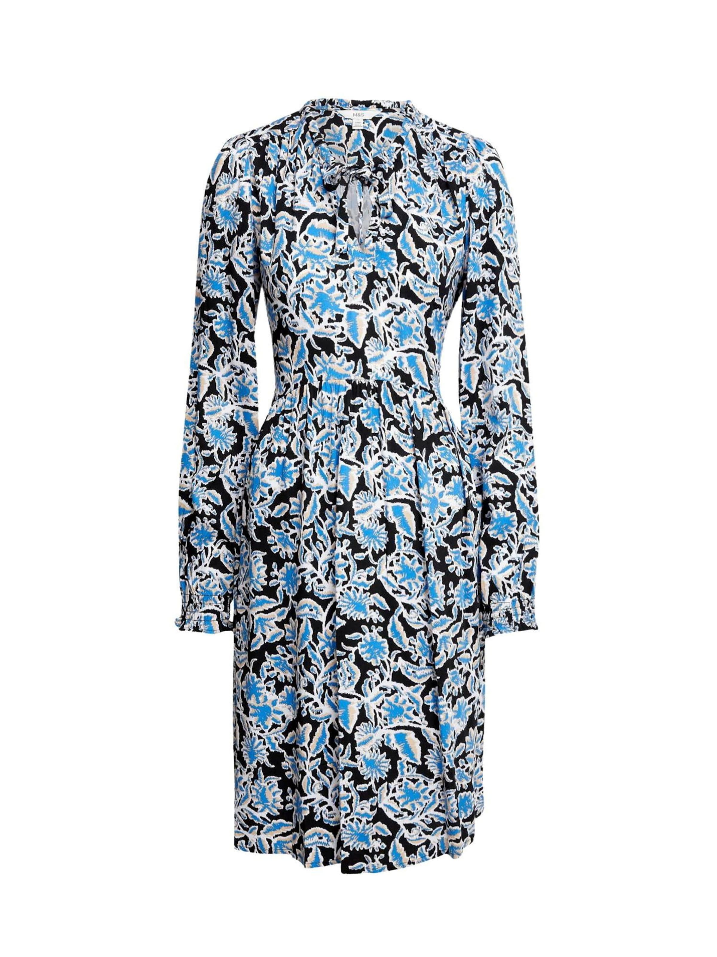 Abito Marks & Spencer di colore azzurro / grigio chiaro / nero / bianco, Visualizzazione prodotti