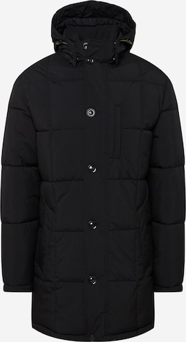 Parka d’hiver bugatti en noir : devant